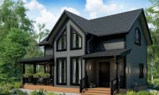 Проекты каркасных домов с террасой от 3662 рублей | Строй-Чрп